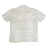 LEVI'S Mens Beige & Cream Check Shirt L Lightweight Cotton Summer Casual