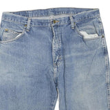 WRANGLER Mens Denim Blue Shorts L W38 Classic Fit Cotton Blend Casual Pocketed