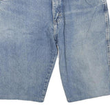 WRANGLER Mens Denim Blue Shorts L W38 Classic Fit Cotton Blend Casual Pocketed