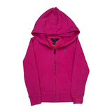 Age 8-10 Polo By Ralph Lauren Hoodie - Medium Pink Cotton