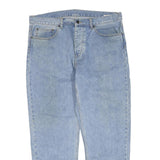 CARHARTT Mens Light Blue Regular Fit Straight Denim Jeans W40 L30 Classic Cotton