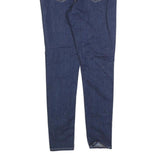 LEVI'S Womens Slim Blue Denim Raw Zip Jeans W29 L28 Classic Fit Stylish