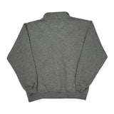 Fila 1/4 Zip - Large Gray Cotton Blend