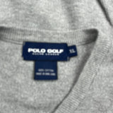 Polo By Ralph Lauren V-Neck Sweater Vest - XL Gray Cotton