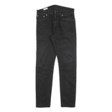 LEVI'S 512 Big E Mens Jeans Black Slim Skinny Denim Medium W30 L32 Classic Style