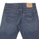 LEVI'S Womens Shorts Blue Denim L W32 505 Straight Fit Casual Style