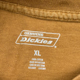 Dickies T-Shirt - XL Brown Cotton