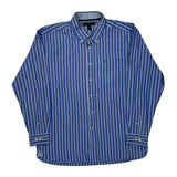 Tommy Hilfiger Striped Shirt - XL Blue Cotton