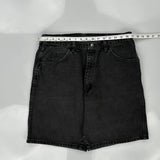 Wrangler Denim Shorts - 33W 9L Black Denim