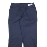 RED KAP Womens Cotton Blend Navy Regular Straight Leg Trousers W30 L30 Workwear
