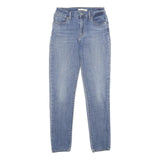 LEVI'S 721 High Rise Skinny Womens Jeans Blue Slim Denim Light W28 L30