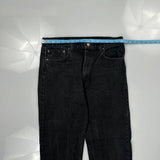 505 Levis Jeans - 34W 32L Black Cotton