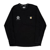 R&O Construction Carhartt Long Sleeve T-Shirt - XL Black Cotton
