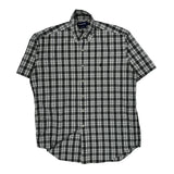 Blake Ralph Lauren Checked Short Sleeve Shirt - Medium Black & White Cotton
