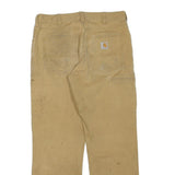 CARHARTT Mens Regular Fit Straight Jeans Beige Cotton Blend Denim Rinse W32 L27