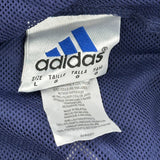 Vintage Adidas Jacket - Large Blue Nylon