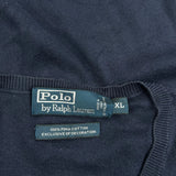 Polo By Ralph Lauren Sweater Vest - XL Navy Cotton
