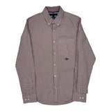 Tommy Hilfiger Slim Fit Shirt - Small Red Cotton