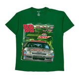Dale Jr. Nascar T-Shirt - Large Green Cotton