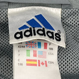 Adidas Track Jacket - Large Grey Polyester