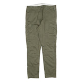 LEVI'S Mens Slim Olive Green Cargo Trousers W31 L30 Casual Zip Pocket