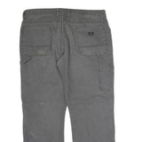 DICKIES Mens Grey Regular Fit Straight Denim Cotton Blend Medium Wash W42 L31