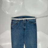 501 Levis Jeans - 34W 30L Blue Cotton