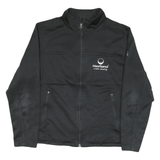 THE NORTH FACE Mens Black Outdoor Jacket L Polyester Blend Zip Activewear