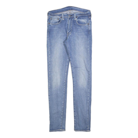 LEVI'S 519 Mens Jeans Blue Slim Skinny Denim Light W30 L34 Stretch Cotton Blend
