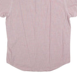 TIMBERLAND Mens Red & White Check Shirt L Button Down Short Sleeve Casual