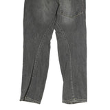 Mens Slim Black Denim Slim Jeans Cotton Zip W28 L29 Contemporary Style