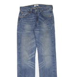LEVI'S 501 Womens Jeans Blue Regular Straight Denim Medium W29 L34 Classic Fit