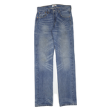 LEVI'S 501 Womens Jeans Blue Regular Straight Denim Medium W29 L34 Classic Fit