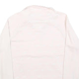 PUMA Womens Pink 1/4 Zip S Sweatshirt Cotton Blend Sportswear Casual