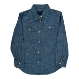 Age 7 Polo By Ralph Lauren Denim Shirt - Small Blue Cotton