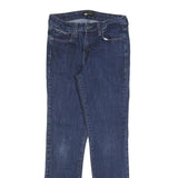 LEVI'S Womens Slim Blue Denim Slim Jeans W29 L32 Classic Zip Pockets