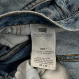 Levis 550 Jeans - 33W 34L Light Wash Cotton