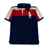 Age 8 Ralph Lauren Polo Shirt - Small Navy Cotton