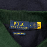 Big Pony Polo By Ralph Lauren Slim Fit Polo Shirt - Medium Navy Cotton