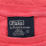 Polo By Ralph Lauren Long Sleeve T-Shirt - Large Red Cotton