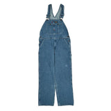 Dickies Baggy Overalls - 34W 32L Blue Denim