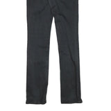 TOMMY HILFIGER Womens Slim Black Denim Jeans W28 L33 Stylish Zip Closure