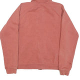 CARHARTT Womens Pink Full Zip Hoodie S Cotton Blend Casual Outdoor Zip Up