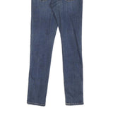 LEVI'S Womens Blue Regular Skinny Denim Raw W26 L27 Classic Zip Jeans