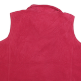 WOOLRICH Womens Red Fleece XL Zip Up Sleeveless Casual Outdoor Vest Jacket