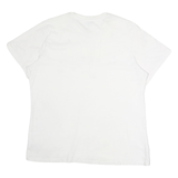 CHAMPION Womens White Multicolour Logo Graphic T-Shirt XL Short Sleeve Crew Neck