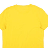 TOMMY HILFIGER Mens Yellow Graphic T-Shirt XL Short Sleeve Crew Neck Cotton
