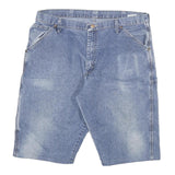 WRANGLER Mens Denim Blue Casual Shorts 3XL W38 Cotton Blend Relaxed Fit