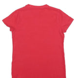 CHAMPION Womens Red Bodycon Cotton Blend Mini Dress XS Casual Stretch Fit