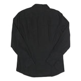 VERSACE Mens Black Classic Cotton Shirt M Formal Button-Down Long Sleeve